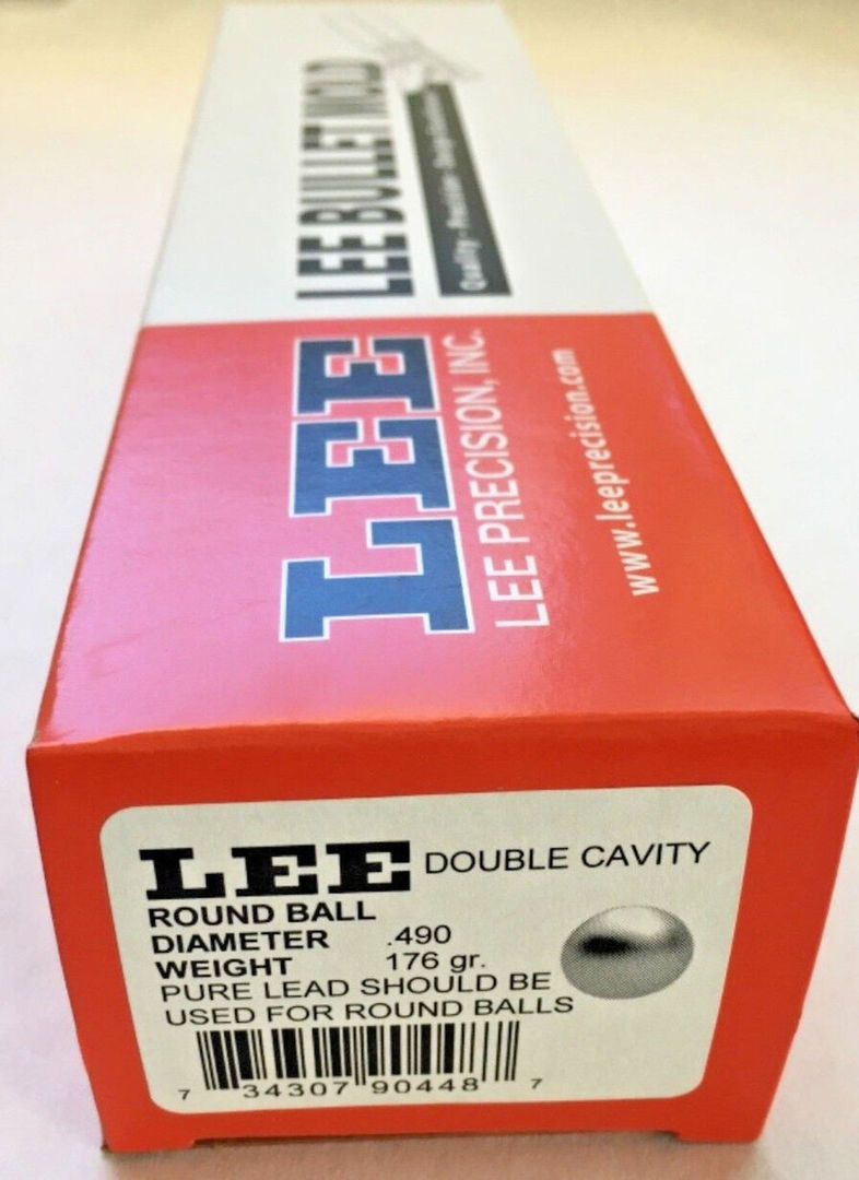 Lee Double Cavity Round Ball Mold .490 90448 image 1